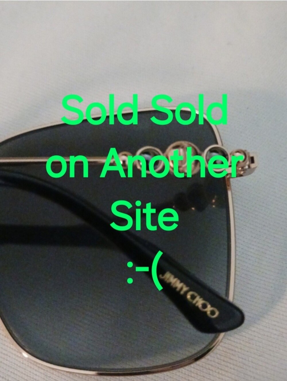 Jimmy Choo Women's Square Frame Sunglass NWT